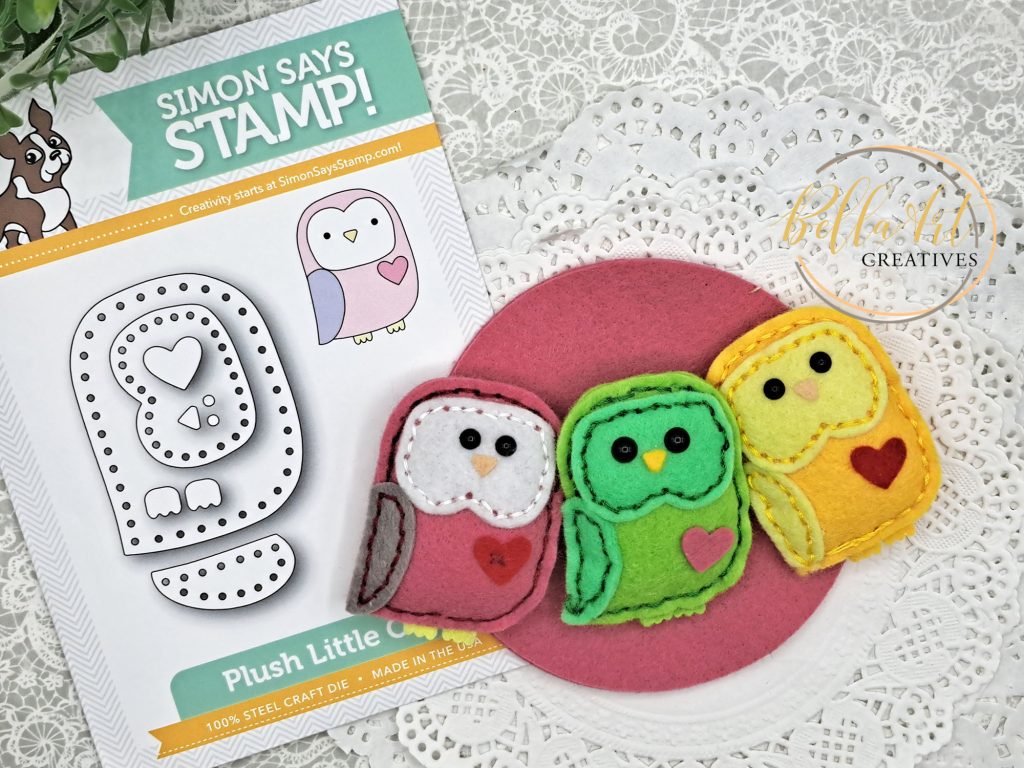 Stitched Plush Little Owls from Simon Says Stamp