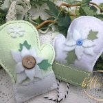 Stitched a Matching Mitten Ornament