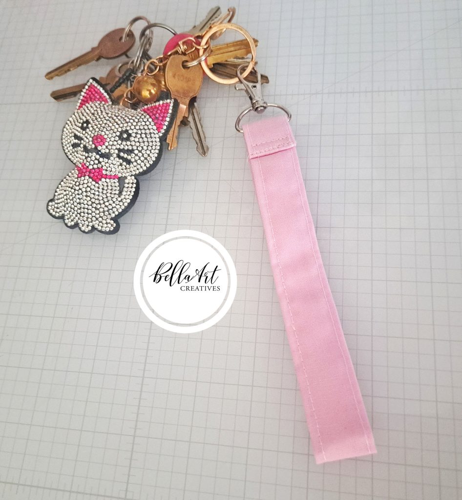 Made my first Fabric Key Fobs ~ BellaArt Creatives Blog Post