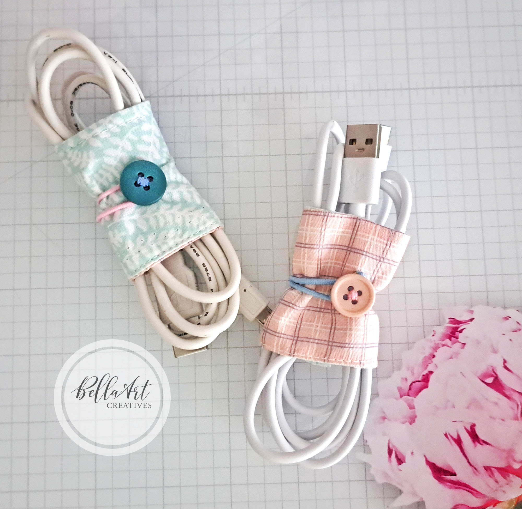 DIY Cord Keepers Sewing Project ~ BellaArt Creatives blog