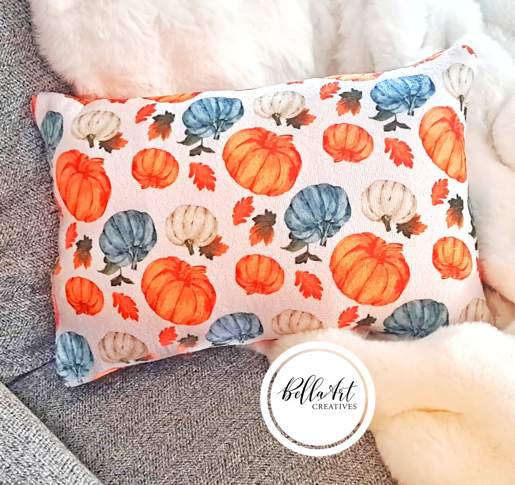 Dollar Tree Dish Drying Mats Turned into a Fall Pillow
