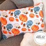 Dollar Tree Dish Drying Mats Turned into a Fall Pillow