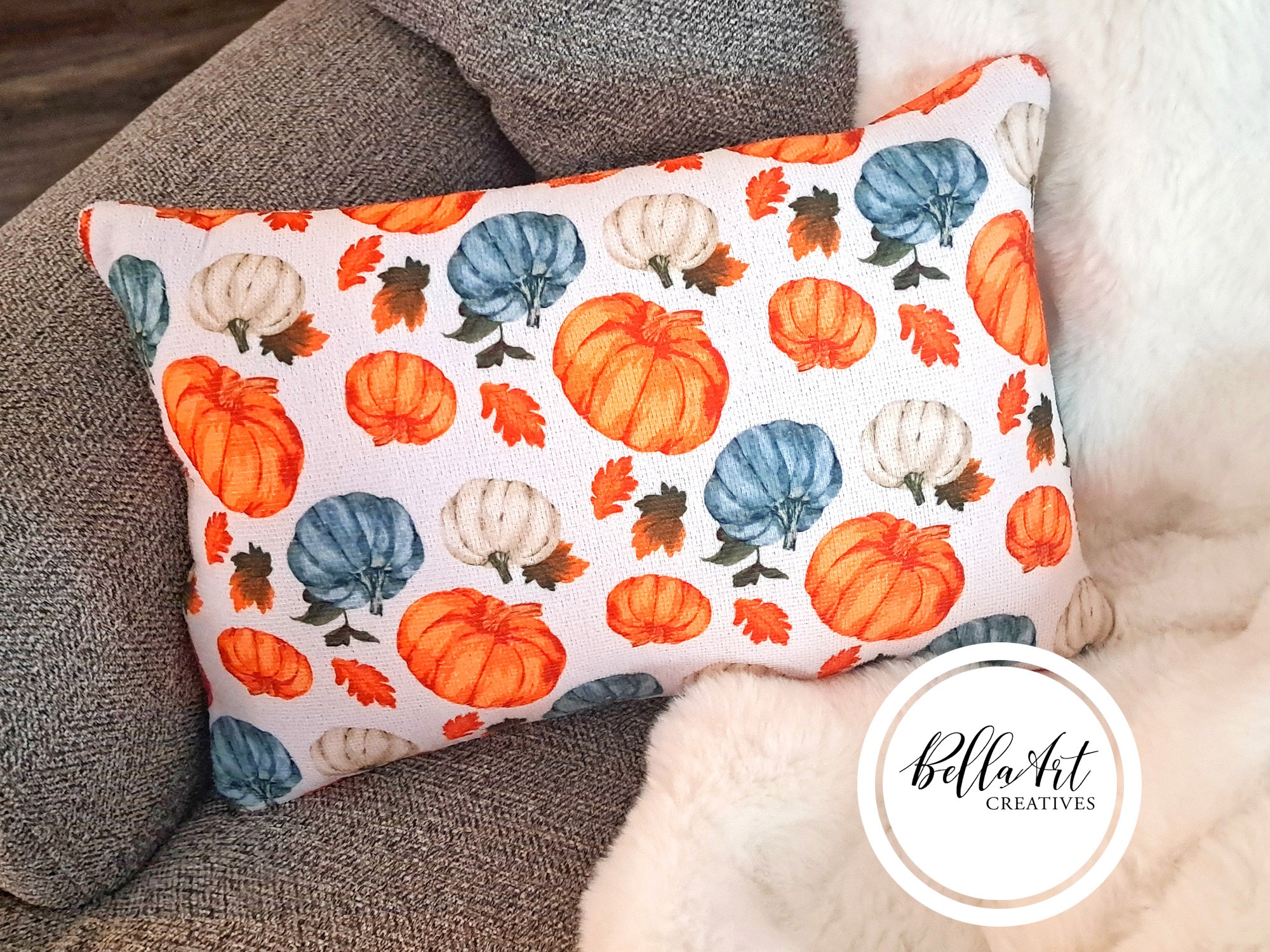 Dollar Tree Dish Drying Mats Turned into a Fall Pillow